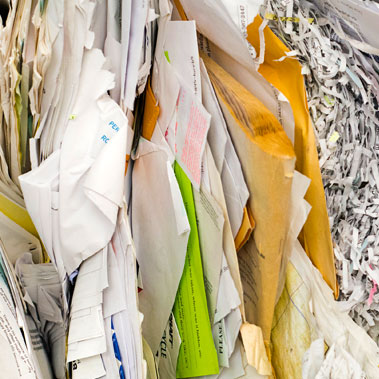 Misc Pile Stack of Papers to Shred - Home Office